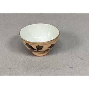 Small Hand Painted Floral Tea Cup - 1.25x2.25”